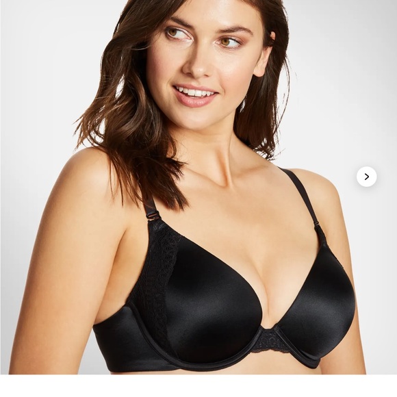 Maidenform Black Natural Boost Demi T-Shirt Underwire Bra NWT - Size 34A - Picture 7 of 12